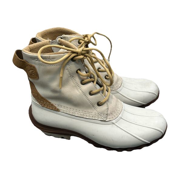 Wolverine Torrent Waterproof Duck Boots Ivory Womens US 11M. Used. {65}. - Picture 1 of 14